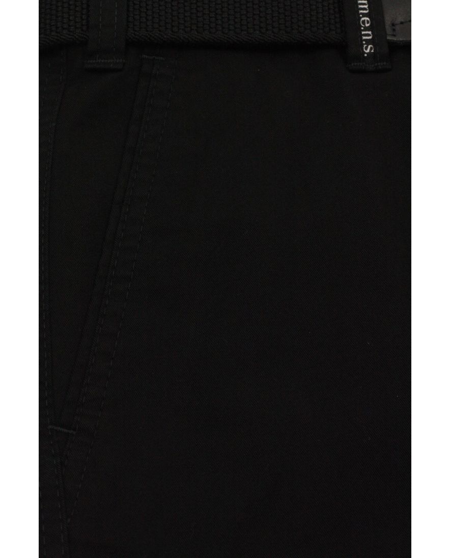 M.E.N.S. pantalon katoen zwart model Madrid