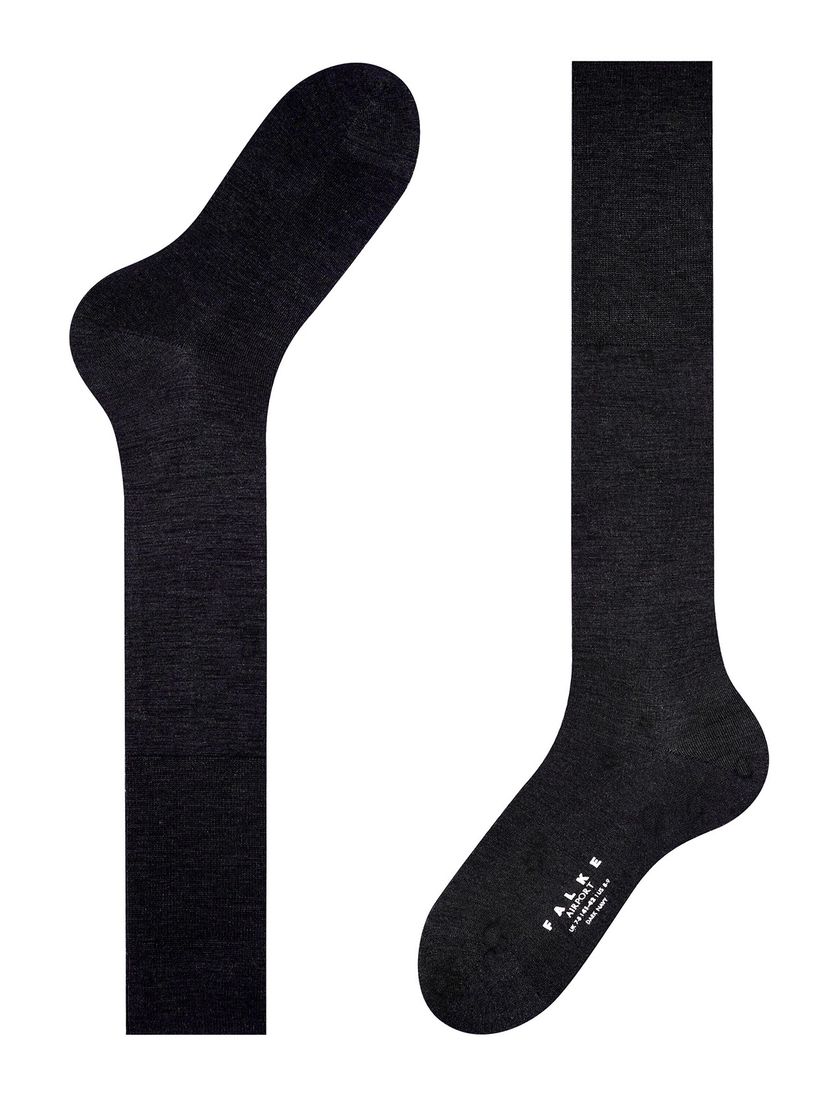Falke Airport kniekousen zwart