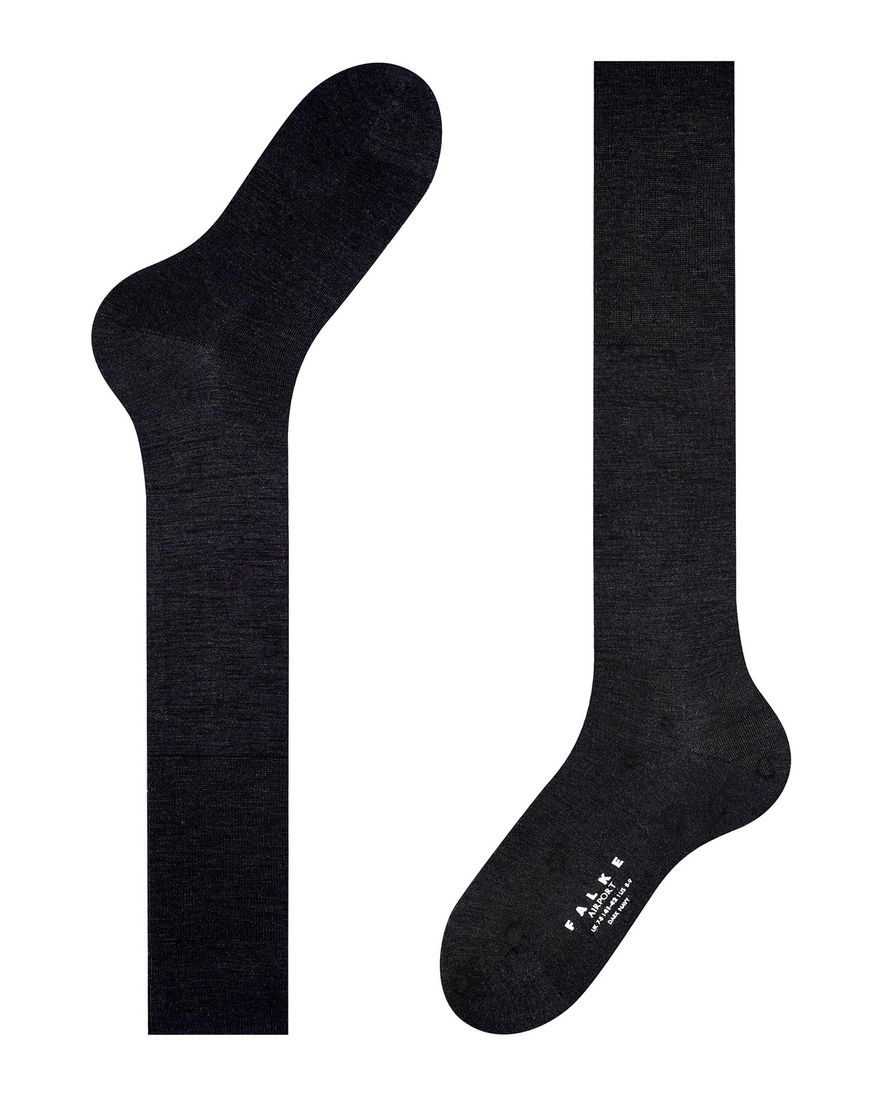 Falke Airport kniekousen zwart