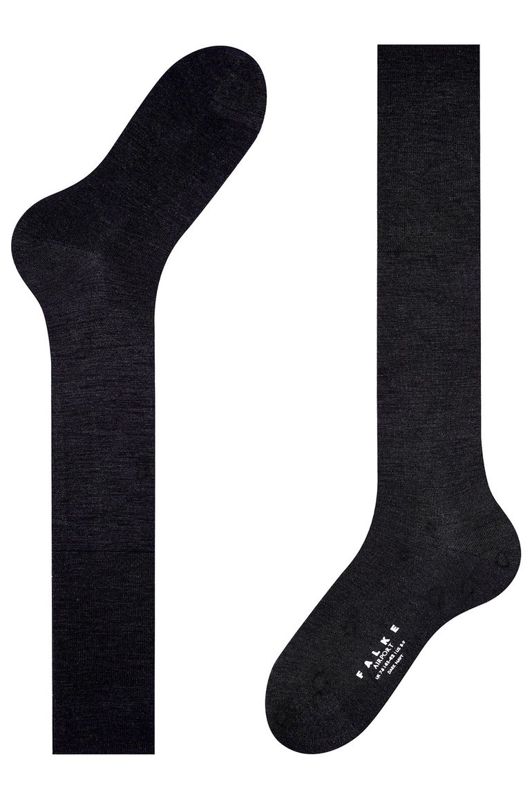 Falke Airport kniekousen zwart