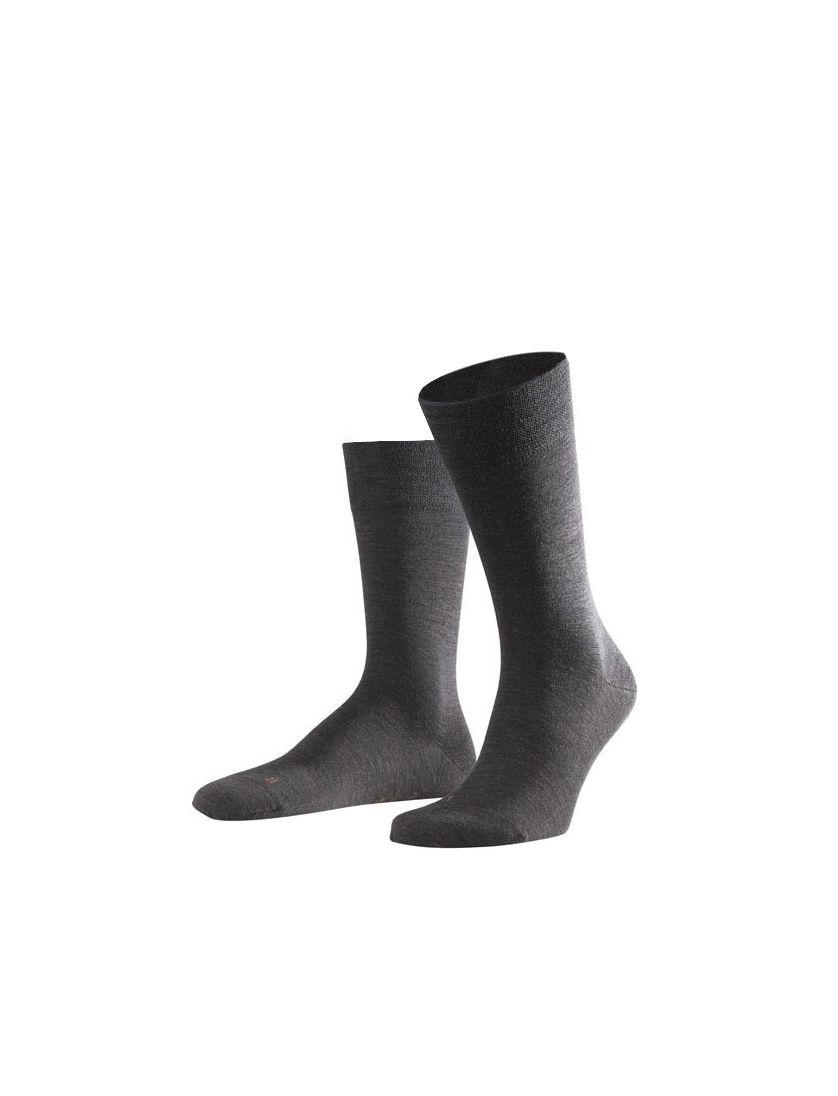 Falke sokken Sensitive Berlin bruin gemeleerd