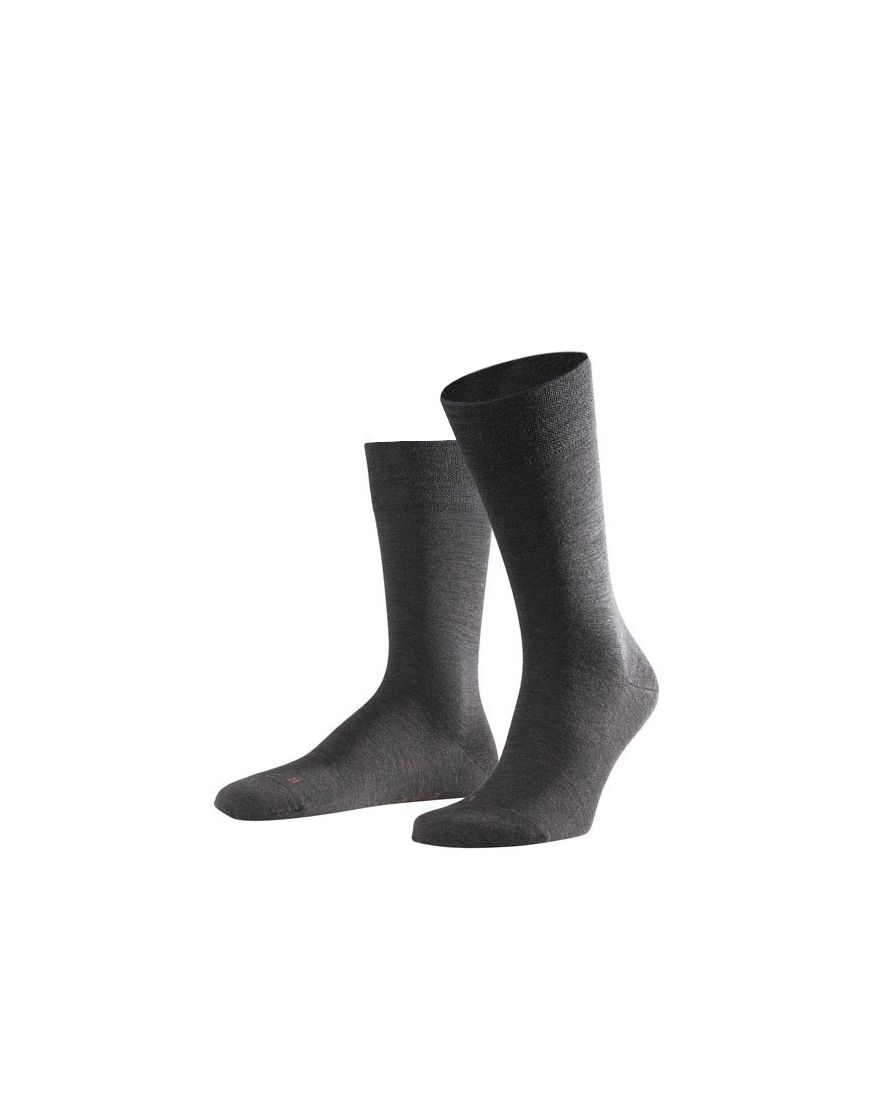 Falke sokken Sensitive Berlin bruin gemeleerd