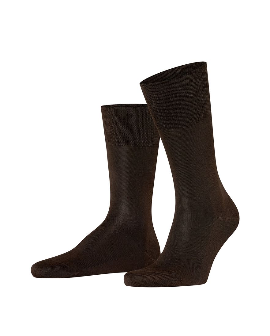 Bruine sokken heren Falke Tiago