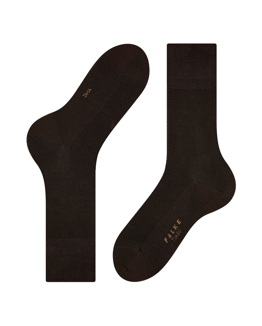 Bruine sokken heren Falke Tiago