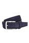 Lindenmann riem suede marine verstelbaar