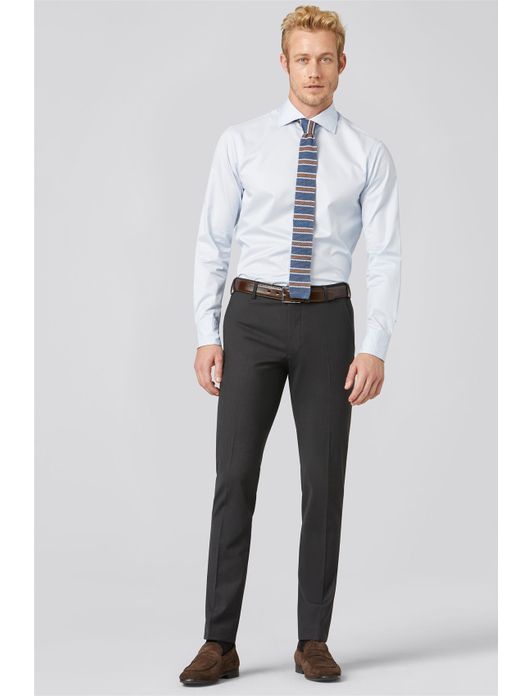 Meyer broek Roma wol stretch antraciet