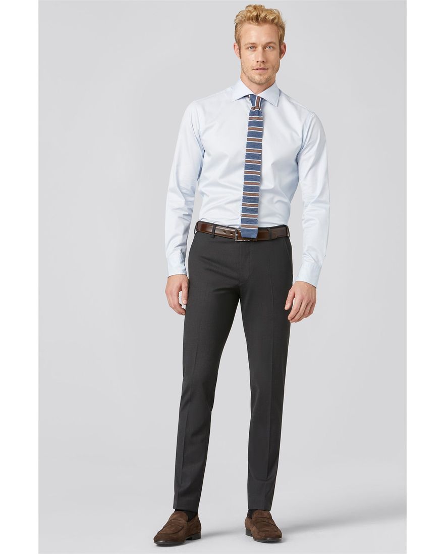 Meyer broek Roma wol stretch antraciet