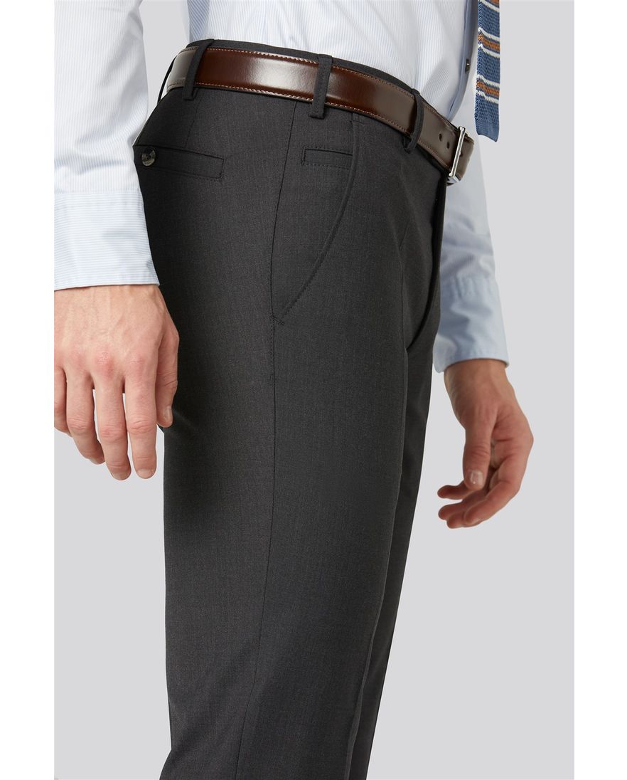 Meyer broek Roma wol stretch antraciet