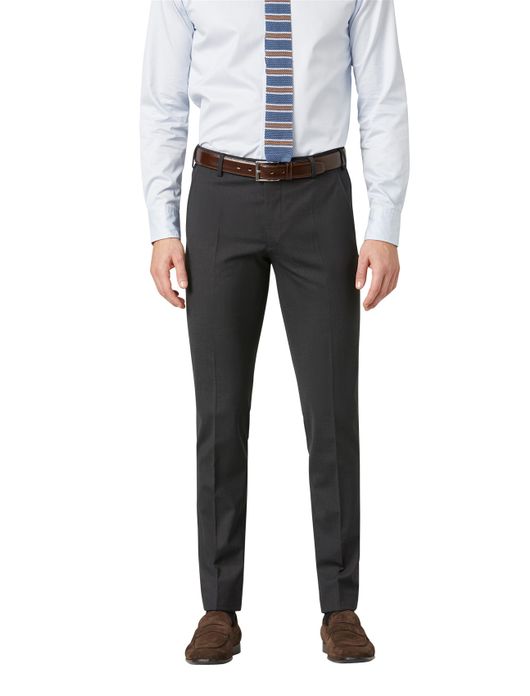 Meyer broek Roma wol stretch antraciet