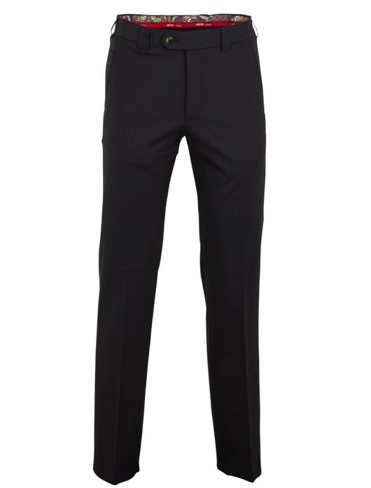Meyer broek Roma wol stretch donker blauw