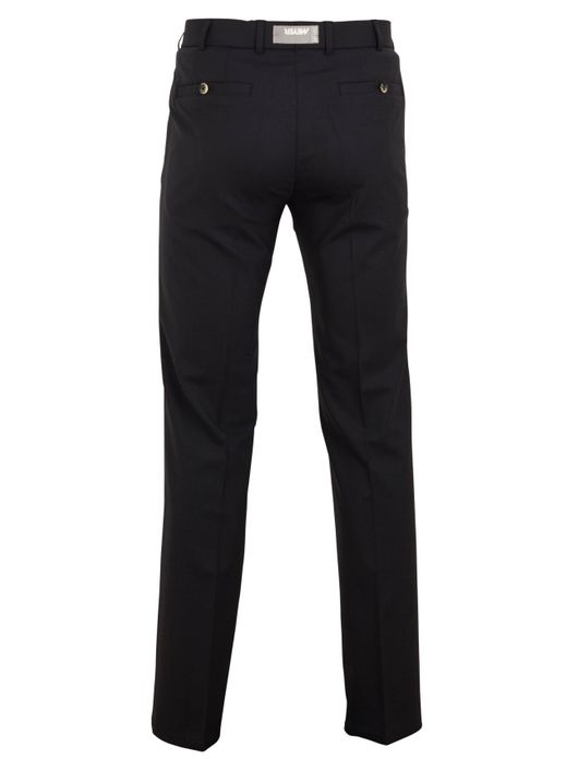 Meyer broek Roma wol stretch donker blauw
