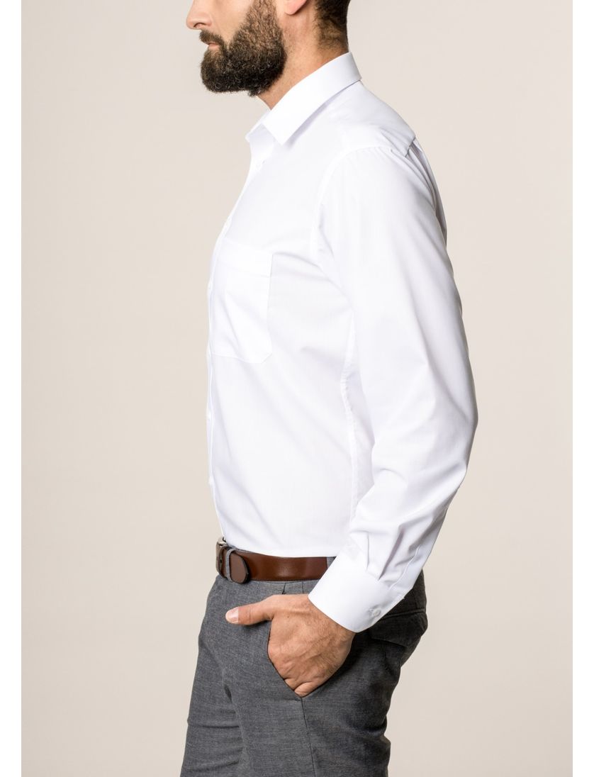 Wit overhemd Eterna strijkvrij Comfort Fit