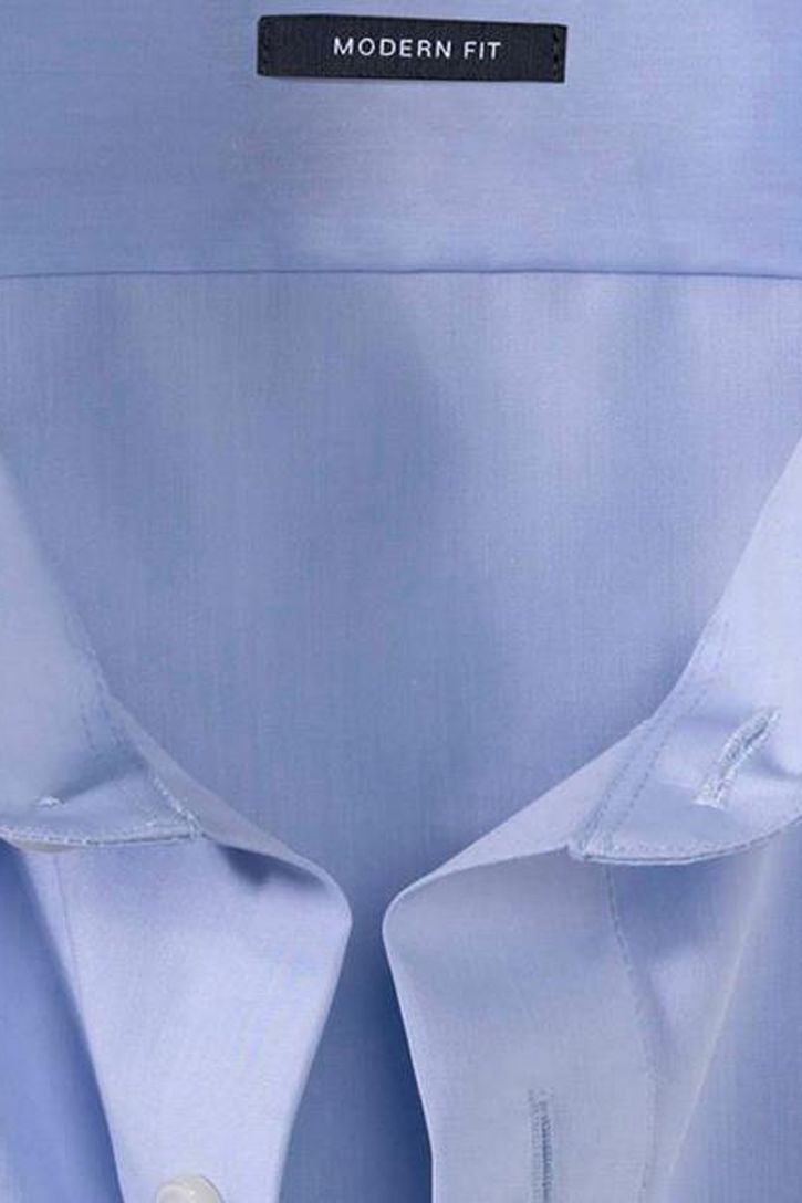 Overhemd Olymp licht blauw modern fit kreukvrij