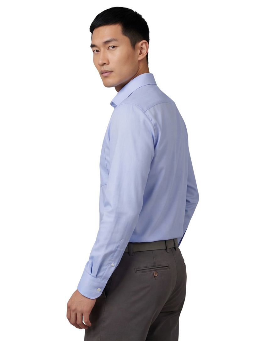 Overhemd Olymp licht blauw modern fit kreukvrij