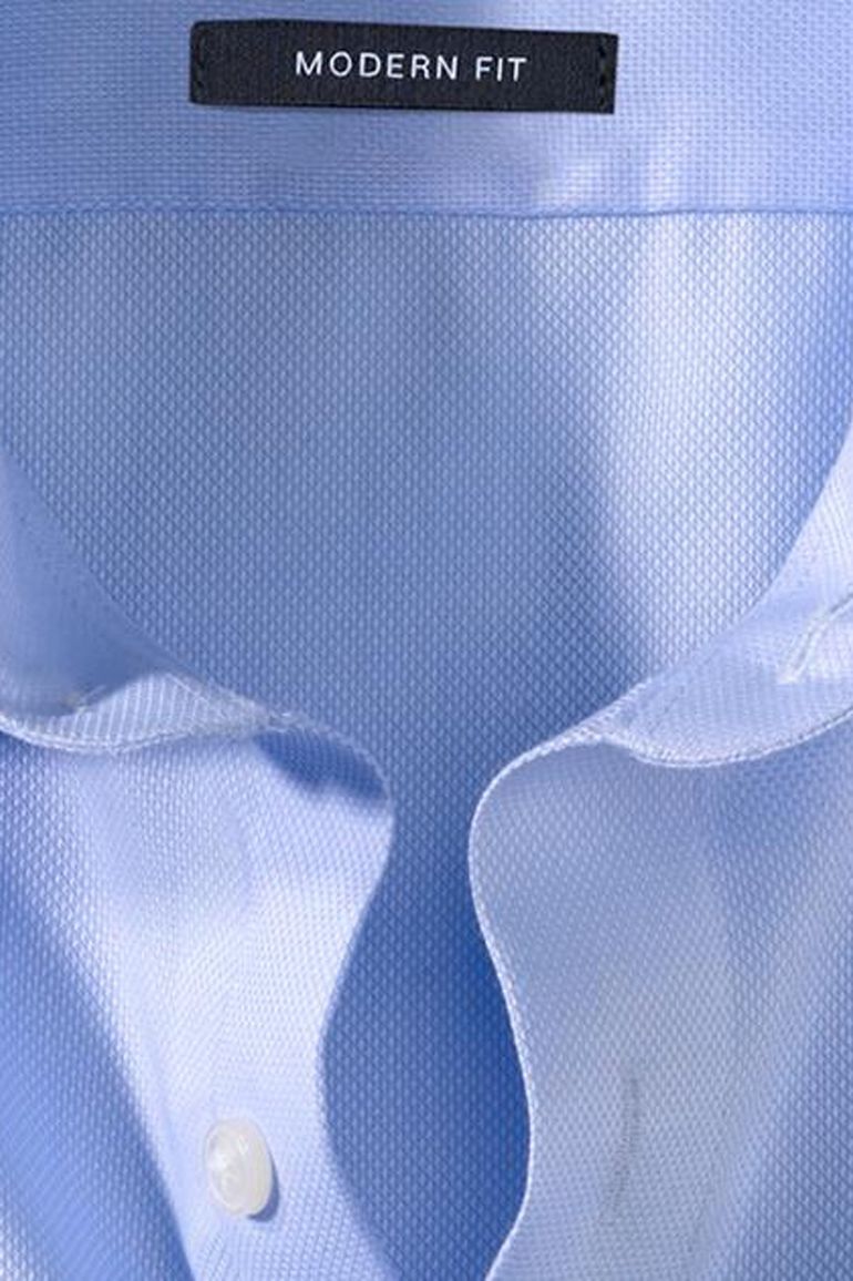Overhemd Olymp lichtblauw uni oxford look modern fit