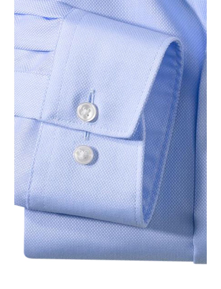 Olymp overhemd modern fit lichtblauw structuur