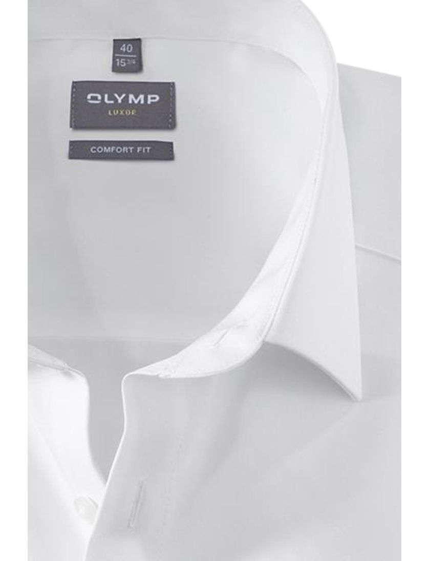 Olymp overhemd wit regular fit classic strijkvrij