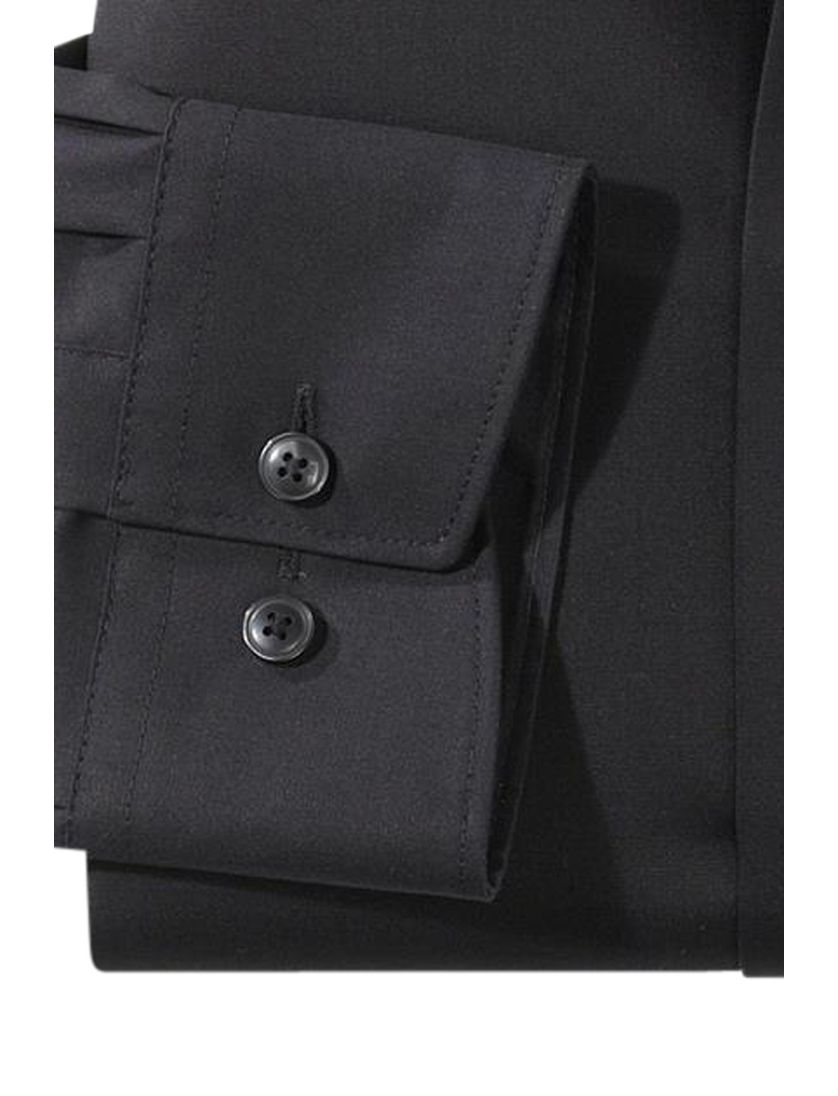 Olymp overhemd Modern Fit zwart uni