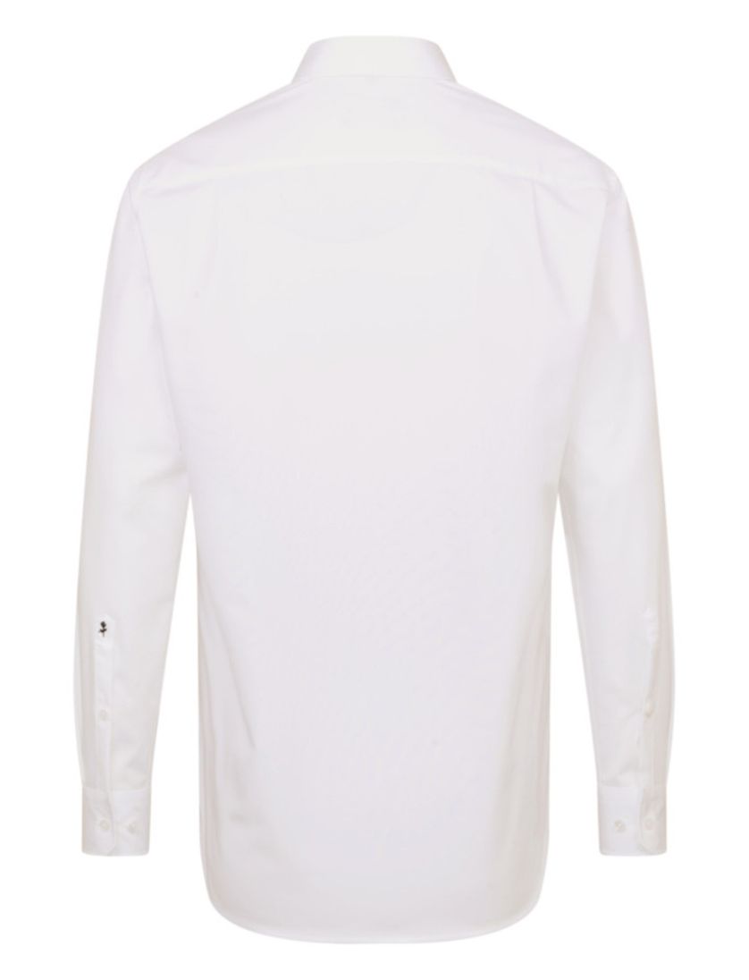 Overhemd Seidensticker wit anti kreuk Modern