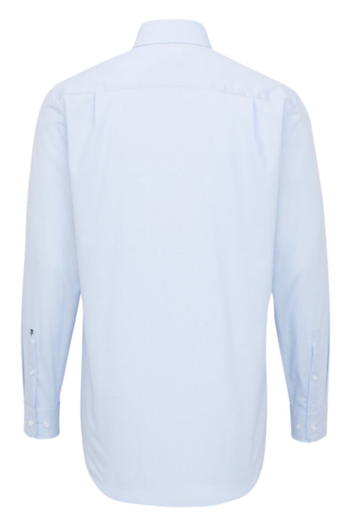 Overhemd Seidensticker lichtblauw strijkvrij Modern