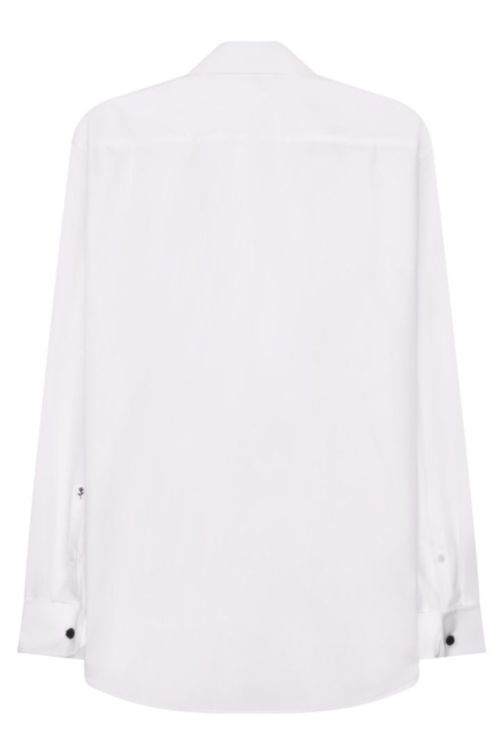 Seidensticker smoking overhemd Regular wit effen