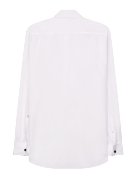 Seidensticker smoking overhemd wit dubbel manchet