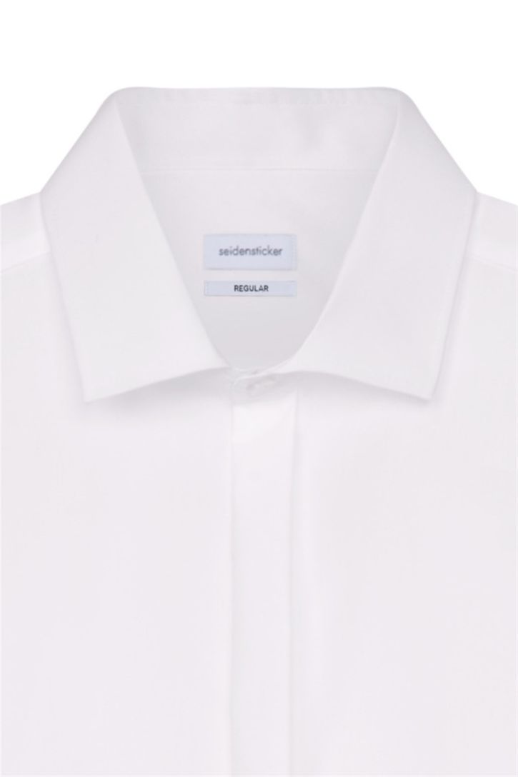 Seidensticker smoking overhemd Regular wit effen