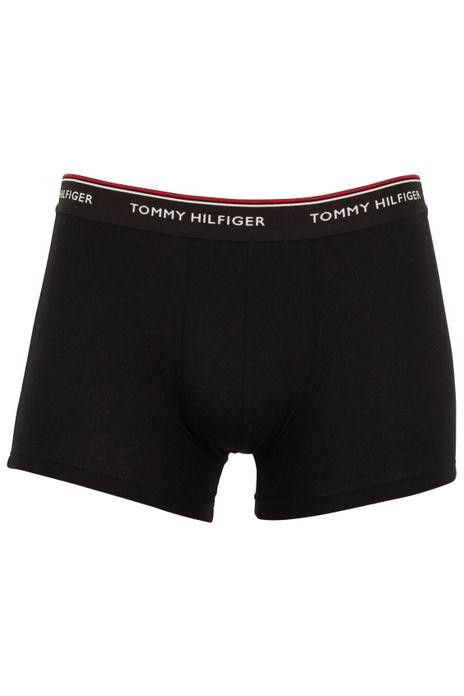 Tommy Hilfiger boxershort 3-pack koolzwart katoen