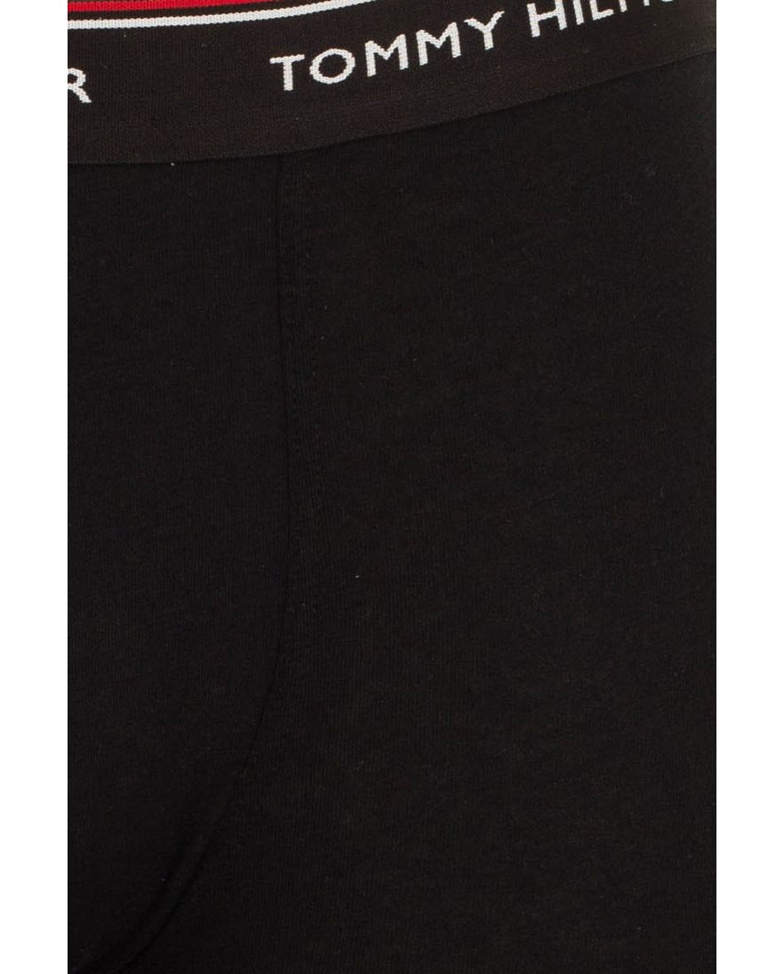 Tommy Hilfiger boxershort 3-pack koolzwart katoen