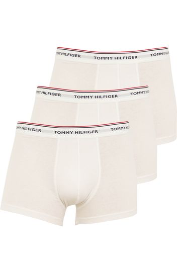 Tommy Hilfiger Tommy Hilfiger boxershort 3-pack porselein wit katoen