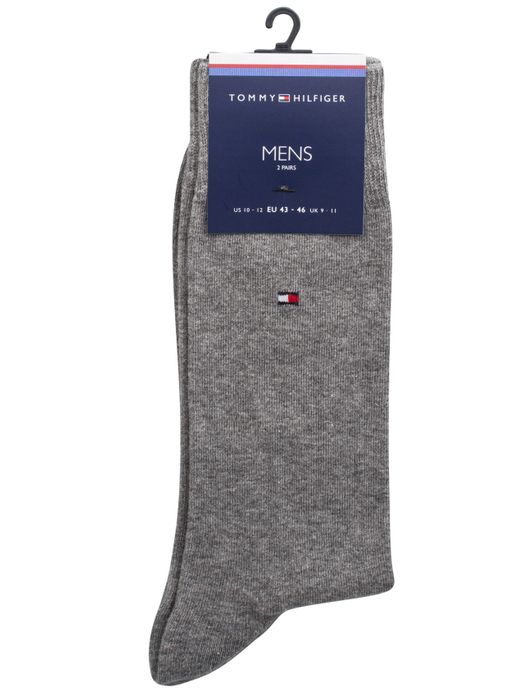Tommy Hilfiger sokken 2-pack lichtgrijs