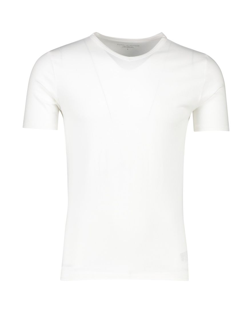 Tommy Hilfiger t-shirt wit effen 3-pack