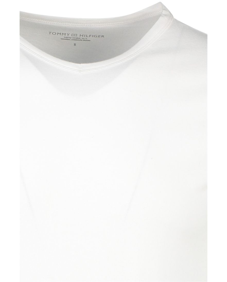 Tommy Hilfiger t-shirt wit effen 3-pack
