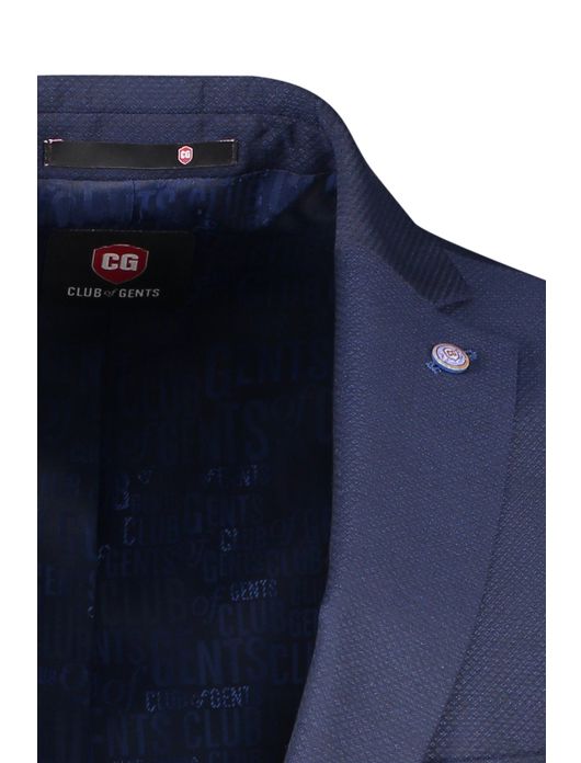 Club of Gents colbert mix & match blauw effen wol slim fit