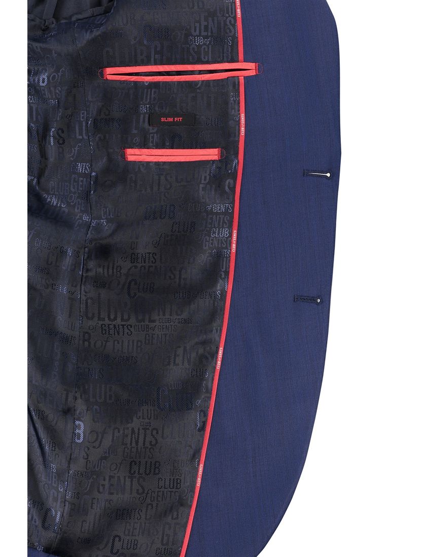 Club of Gents colbert blauw slim fit