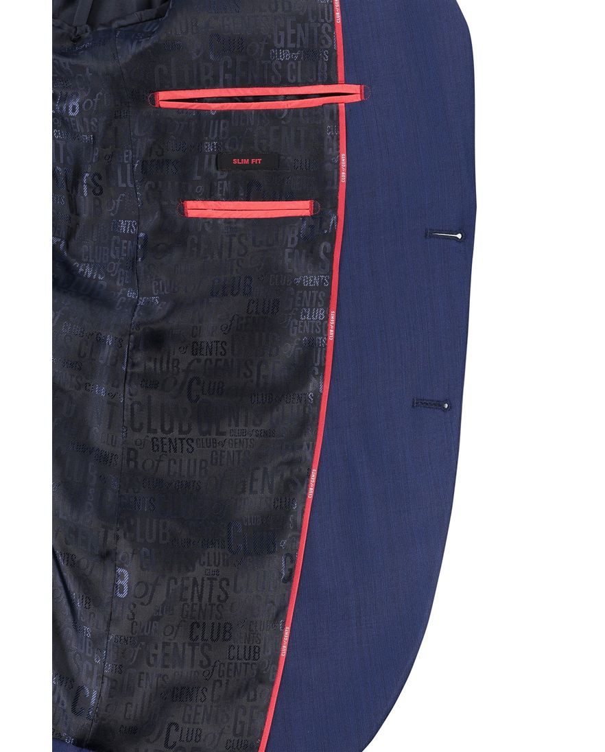 Club of Gents colbert blauw slim fit