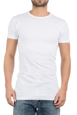 Alan Red Alan Red T-shirt KM ml 7 effen katoen wit Derby 2 pack