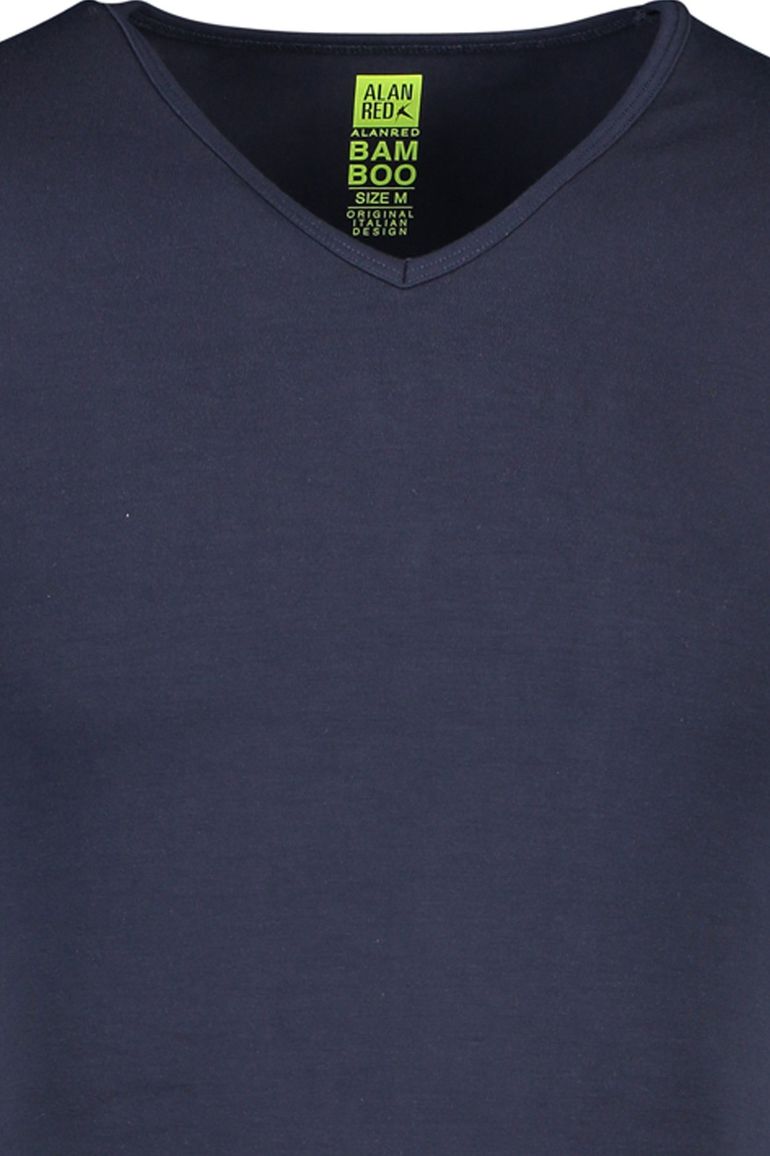 Alan Red Baltimore t-shirt donkerblauw bamboe