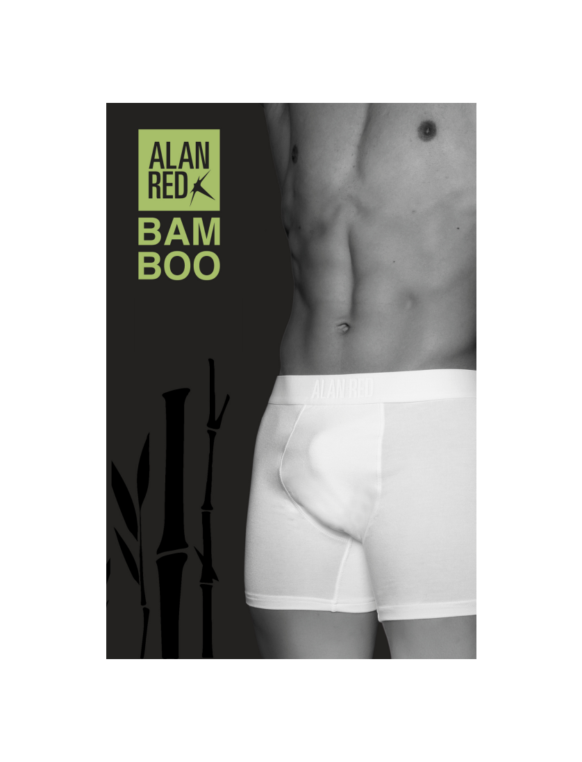 Zwarte boxershort Alan Red bamboe