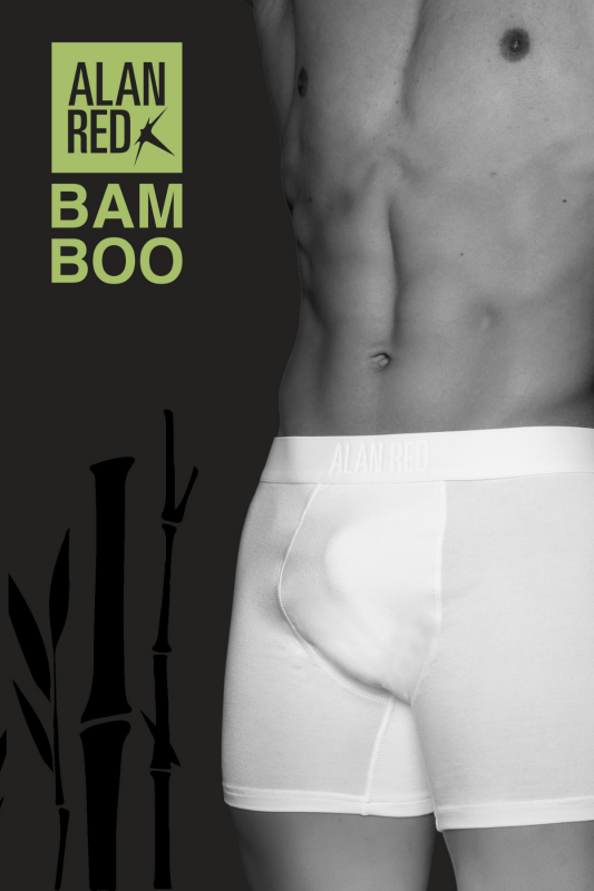 Zwarte boxershort Alan Red bamboe