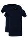 t-shirt Alan Red Alan Red t-shirts aanbieding effen katoen donkerblauw