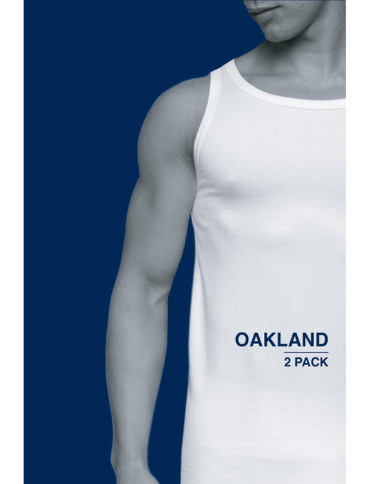 singlet Alan Red Alan Red t-shirts aanbieding effen katoen wit