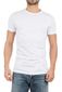 Alan Red Derby t-shirt wit effen katoen 3-pack ronde hals