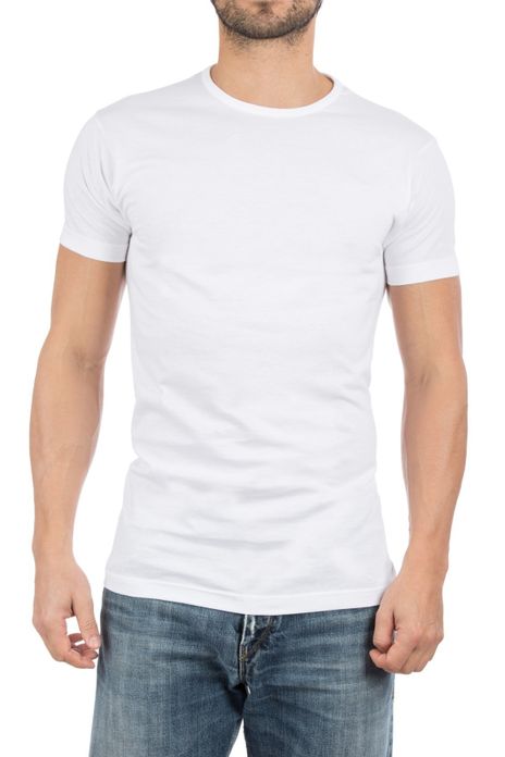 t-shirt Alan Red Alan Red t-shirts aanbieding effen katoen wit