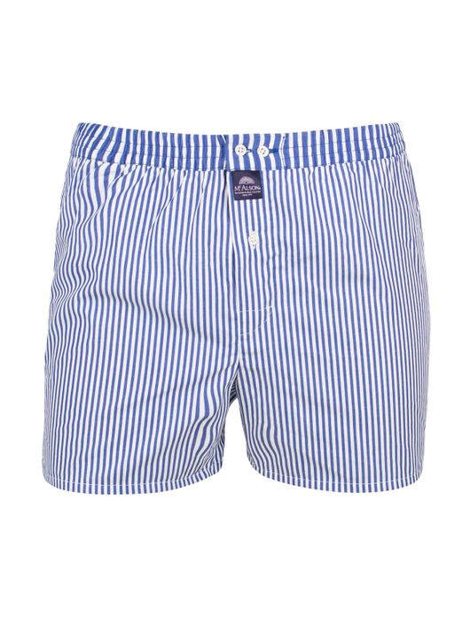 McAlson boxershort blauw gestreept