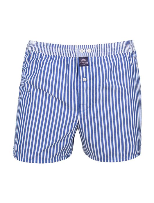 McAlson boxershort blauw gestreept
