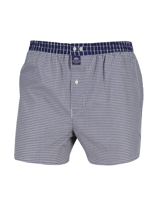 McAlson boxershort donkerblauw geruit