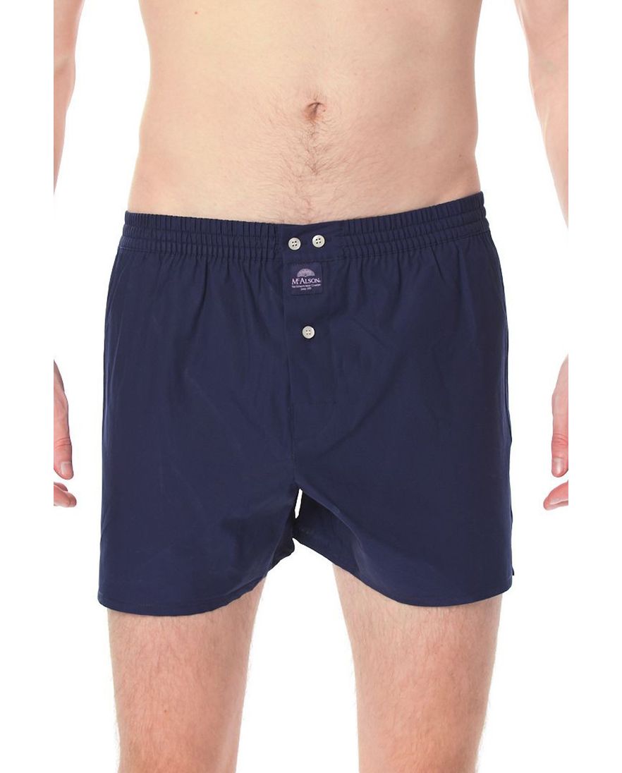 Mc Alson boxershort navy met binnenbroek