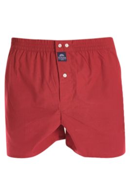 Mc Alson McAlson boxershort effen rood katoen