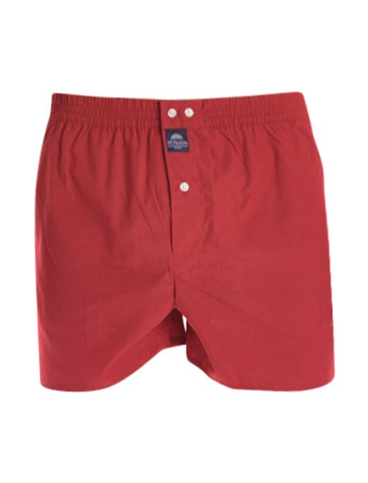 McAlson boxershort effen rood
